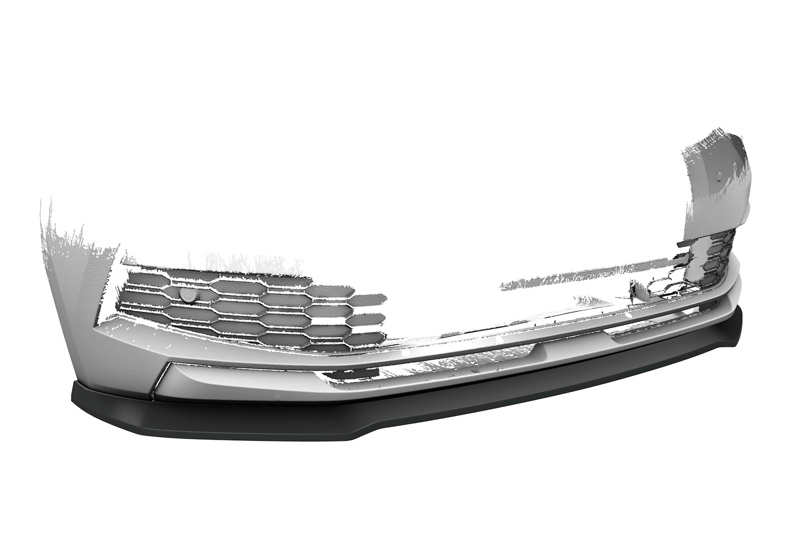 Voorspoiler passend voor Skoda Kamiq Glans Zwart – CSR Automotive