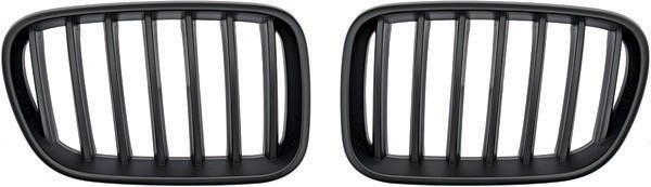 Grill passend voor BMW X3 Type F25 Bj. 2010- Zwart