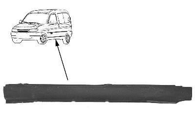 dorpel, rechts Citroen Berlingo, 1996-2002