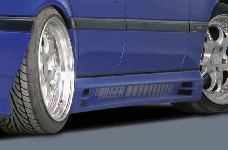 Zijskirts passend voor Mercedes W202 met 2 schacht en 2 uitsnedes Rieger