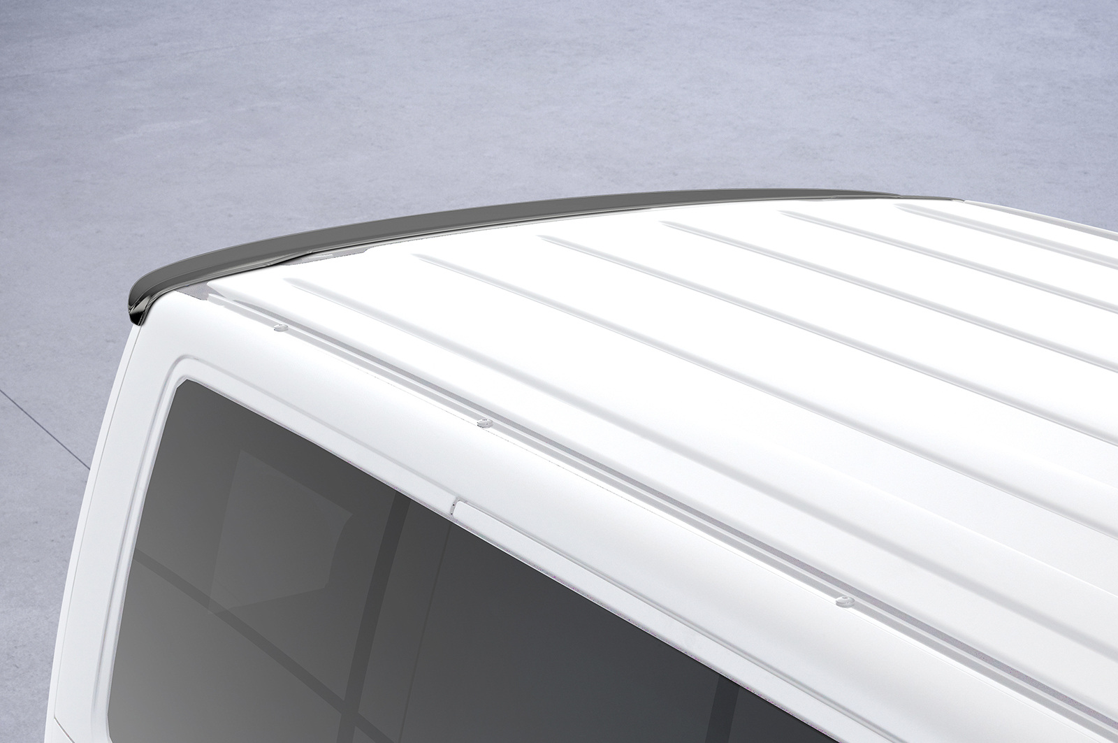 Spoiler passend voor Volkswagen Transporter T6 / T6.1 CSR Glans Zwart