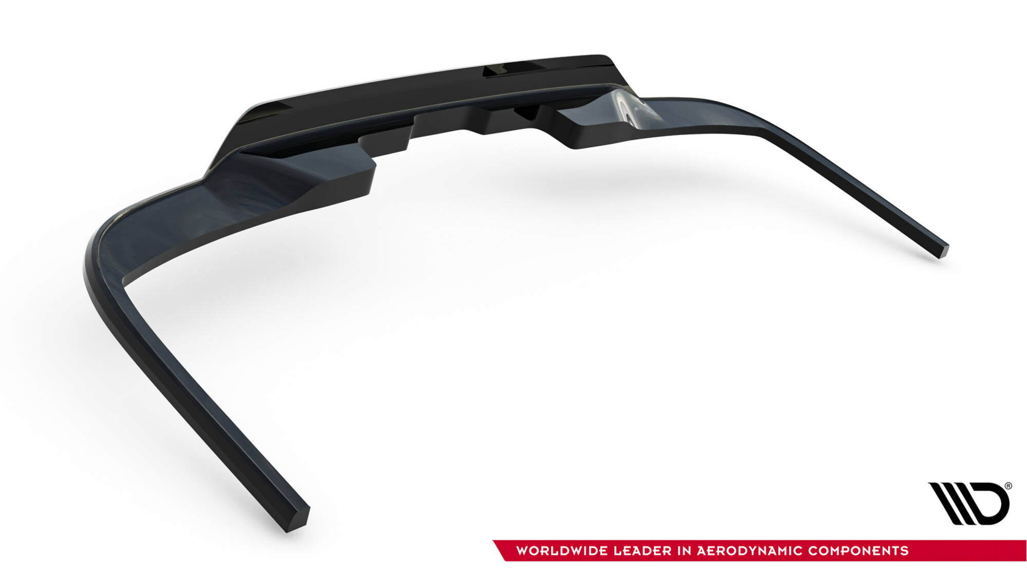 Achter Diffuser passend voor Volkswagen Multivan Long T7 Maxton Glanzend zwart