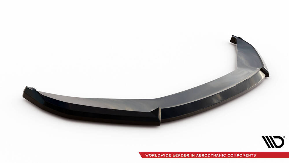 Voorspoiler passend voor Skoda Kodiaq Mk1 Facelift Sportline Maxton Design glans zwart