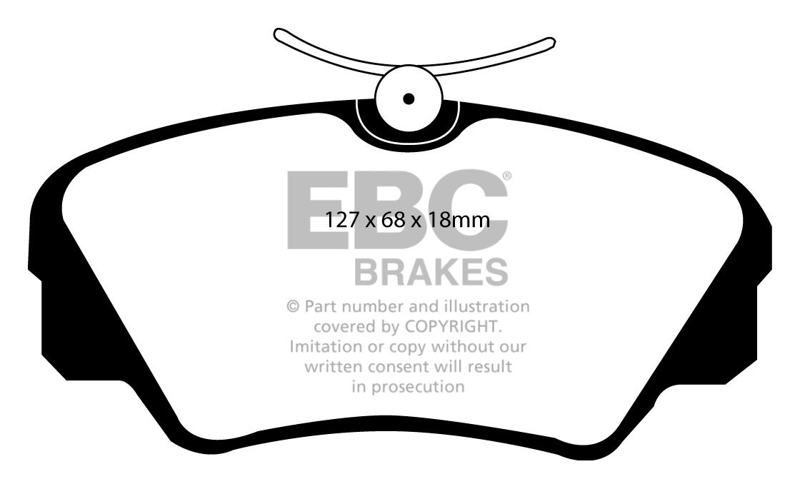 EBC Brakes OPEL Omega 3.2 2001-2003 Remblokken voorzijde greenst