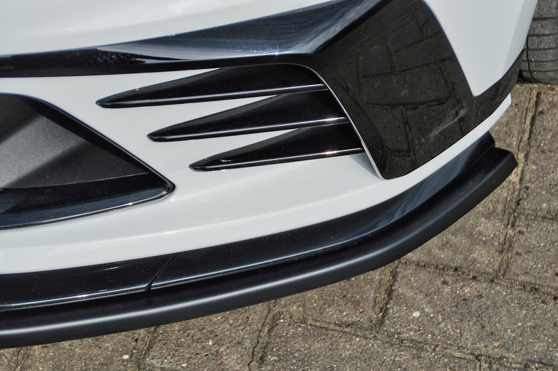 Voorspoiler passend voor Volkswagen Golf 7 GTI Clubsport Glans Zwart