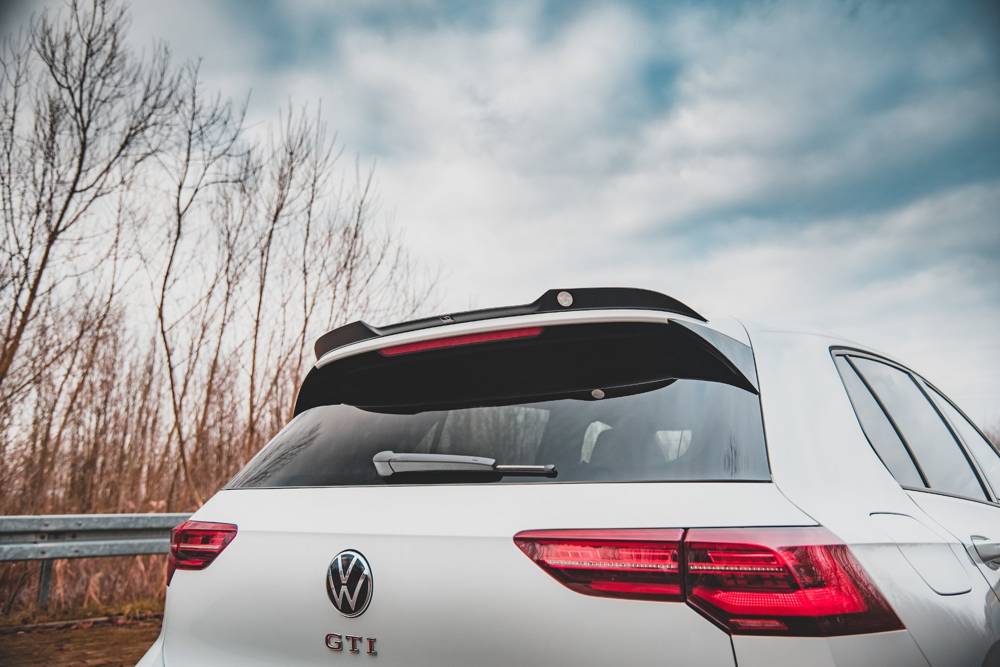 Spoiler passend voor Volkswagen Golf 8 GTI / R-line Maxton Glans Zwart