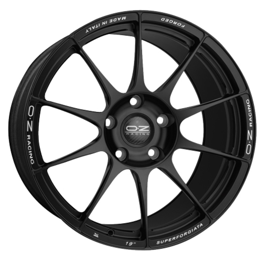 Velgen OZ Superforgiata 5 Fori matt black 10x19 inch 5x114,3 ET4