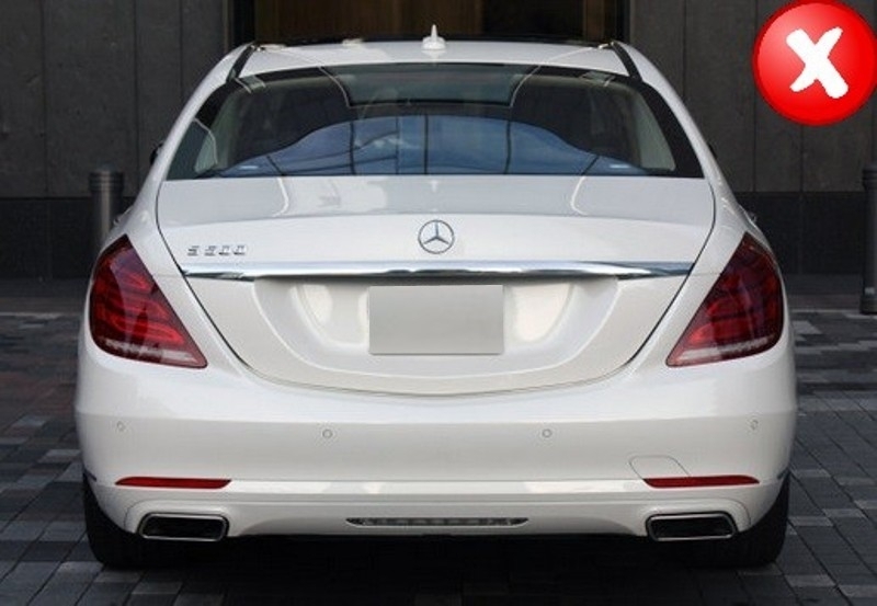 Diffuser passend voor Mercedes S-Klasse W222 AMG S65