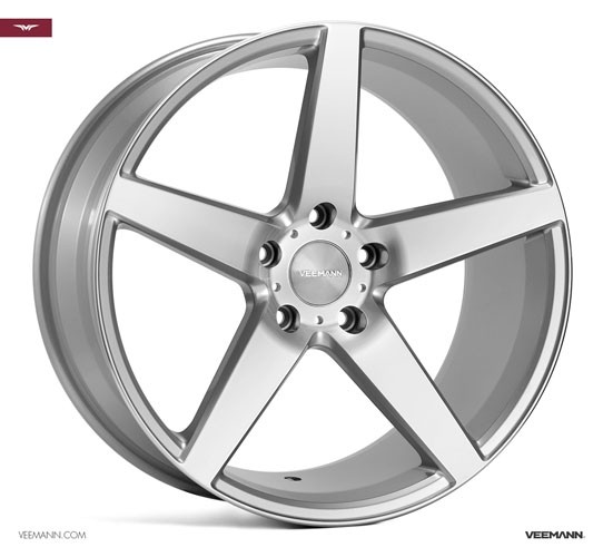 Veemann V-FS8 20X10 5X120 ET25 SILVER-MACHINED Velgen