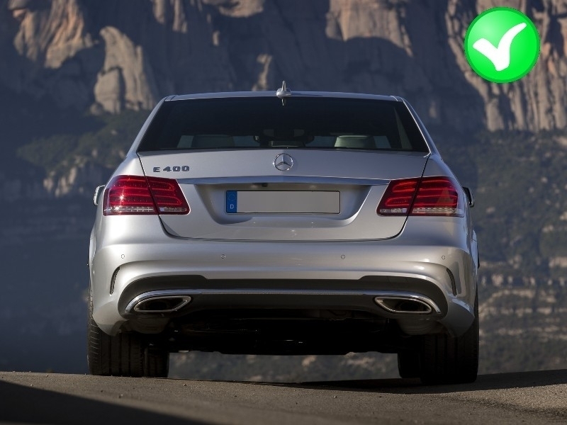 Diffuser passend voor Mercedes E Klasse S212 W212 FL 13-16 E63 Look