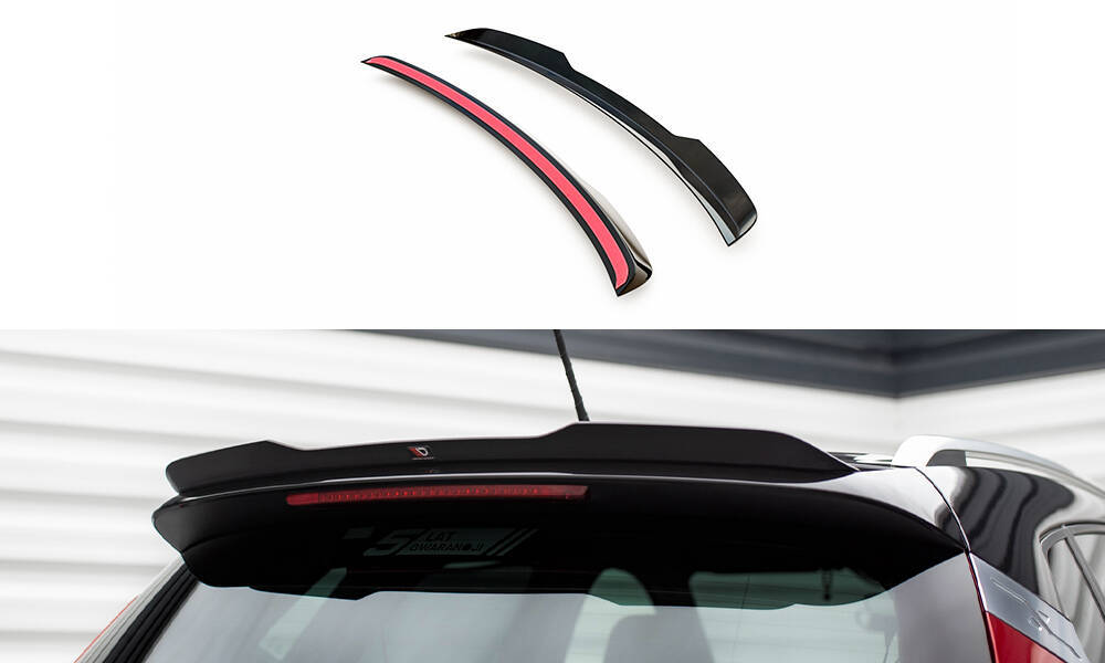 Spoiler passend voor Seat Arona FR Maxton Glans Zwart
