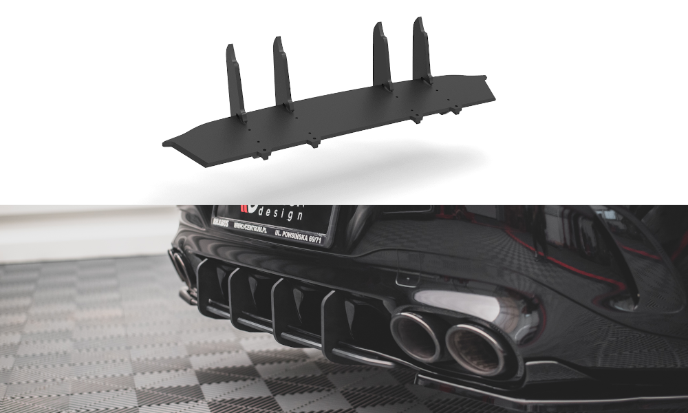 Rear Diffuser passend voor Mercedes-AMG CLA 35 / 45 Aero C118