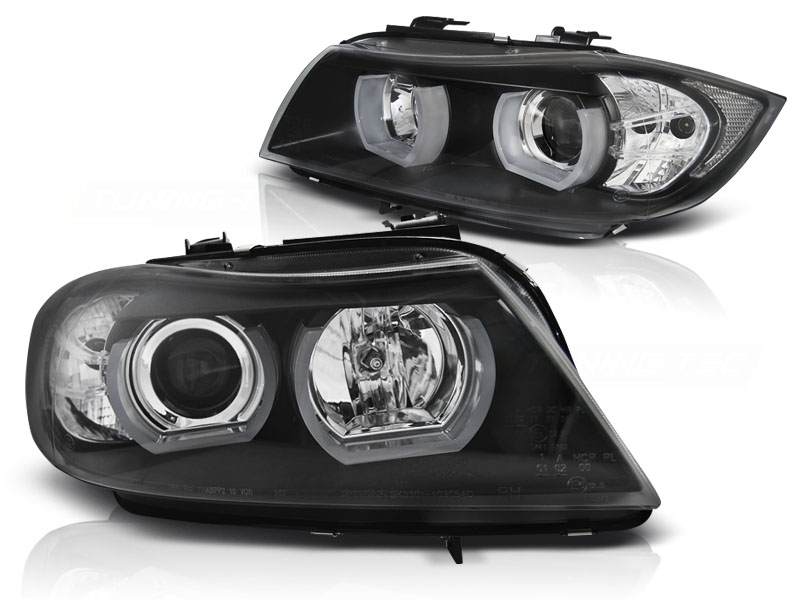 Koplampen passend voor BMW E90/E91 05-08 Angel Eyes Xenon