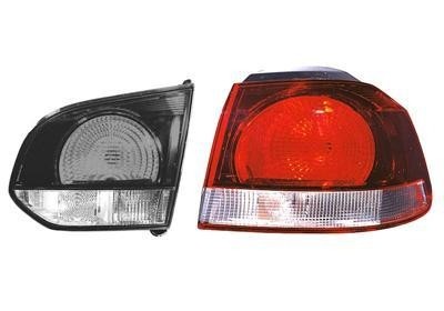 achterlicht, type Hella, buiten, zwart, zonder fittingdeel, rech