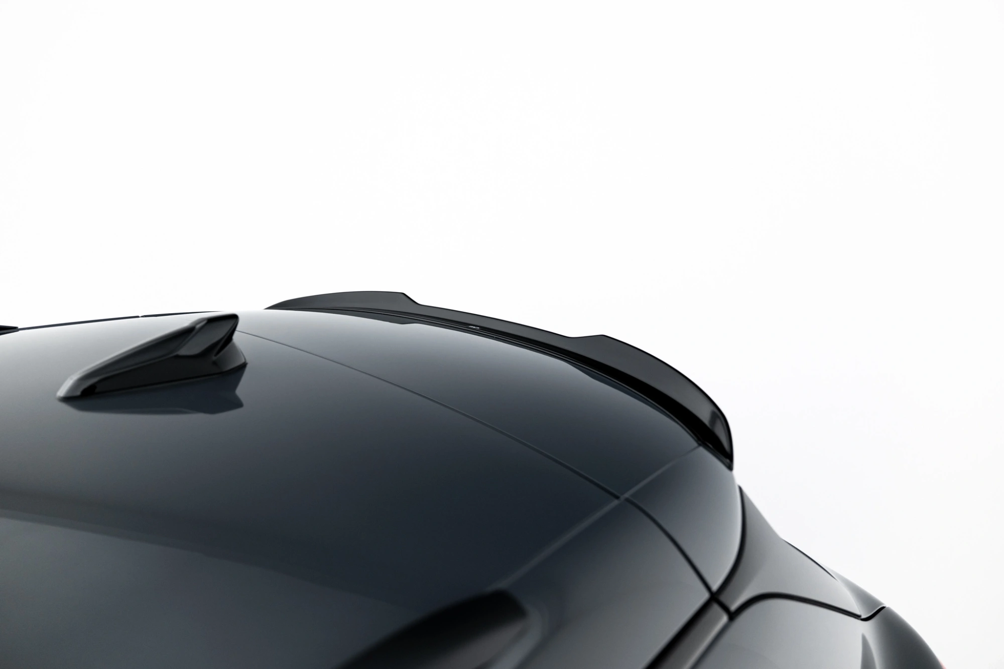 Spoiler Cap Audi Q6 e-tron Standard / S-Line / SQ6 e-tron SUV & Sportback Mk1 (2023–heden) – Glans Zwart