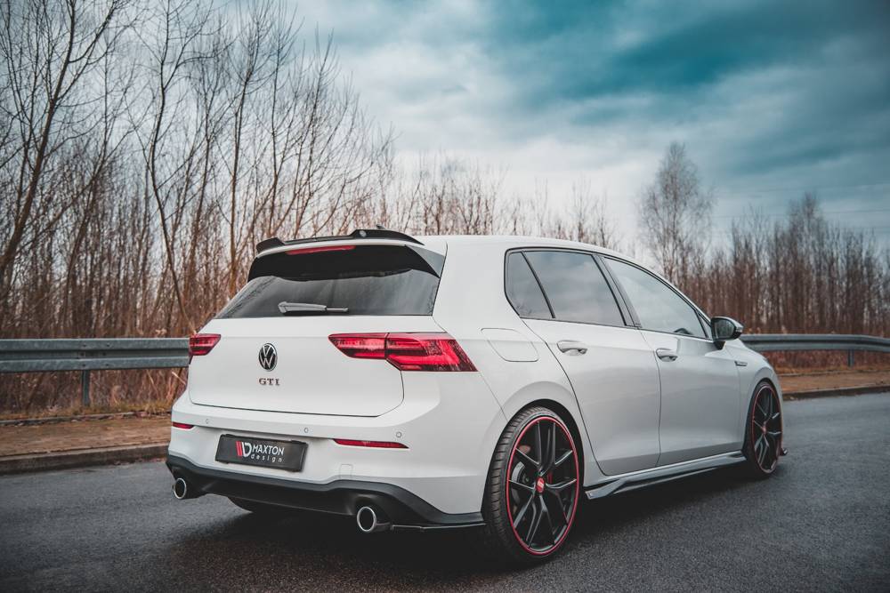 Spoiler passend voor Volkswagen Golf 8 GTI / R-line Maxton Glans Zwart