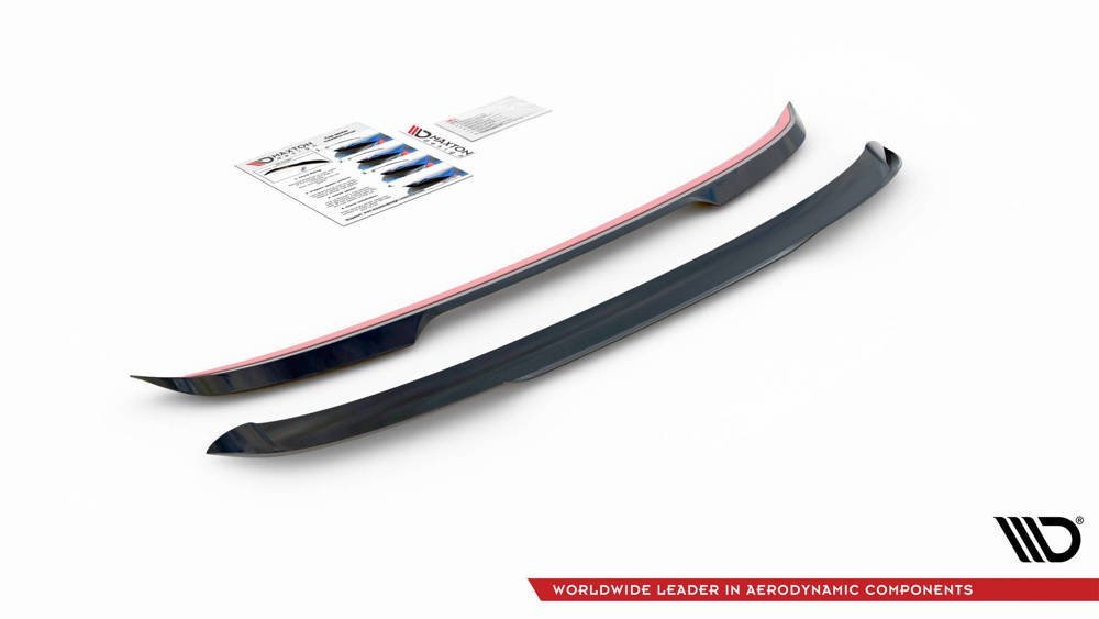 Spoiler passend voor Volkswagen Golf 8 GTI / R-line Maxton Glans Zwart