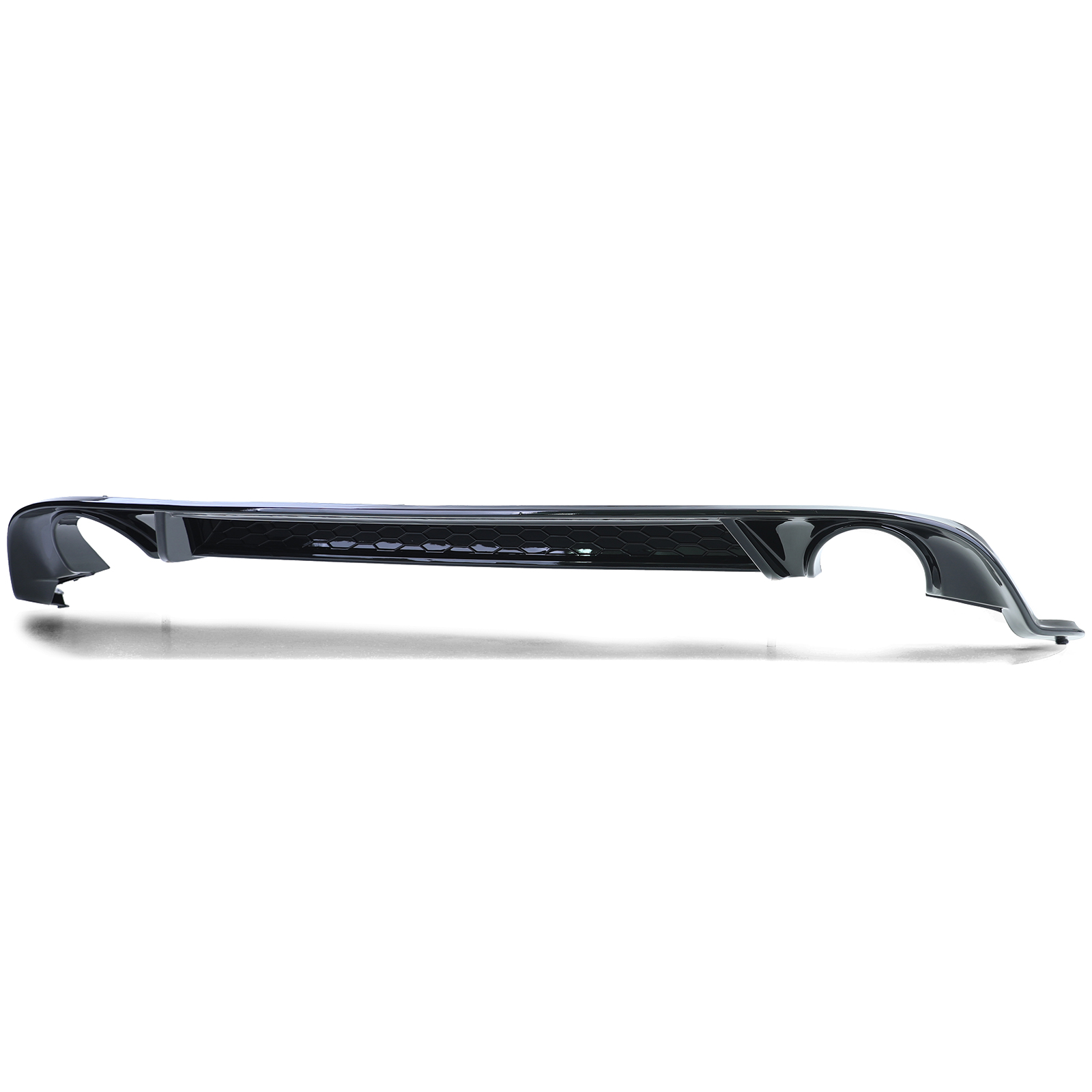 Diffuser passend voor VW Golf 7 GTI 17-21 Glans Zwart