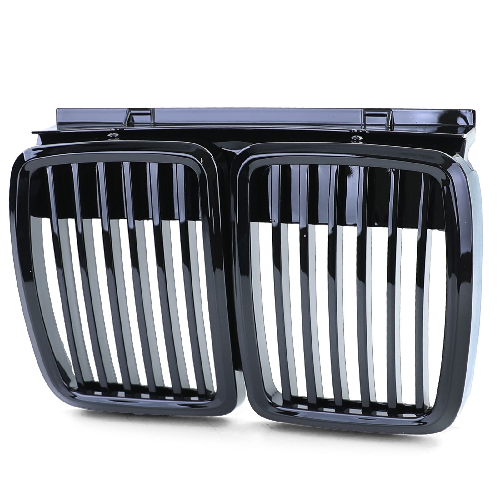 Grill passend voor BMW E30 84-90 Zwart Glanzend