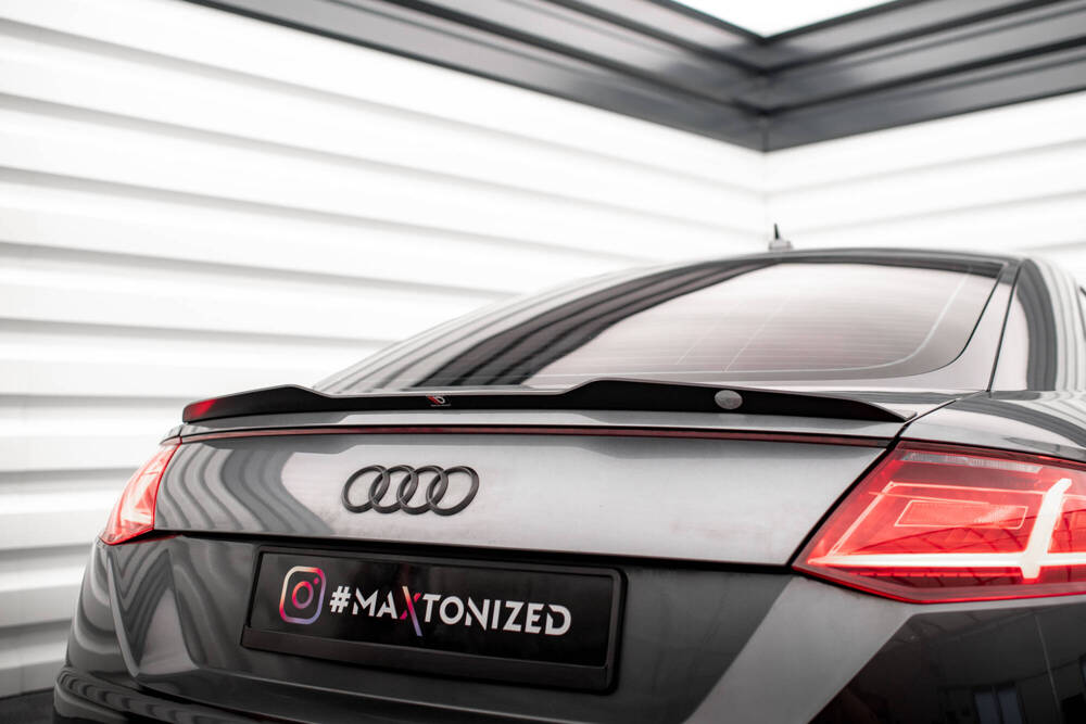 Spoiler passend voor Audi TT S-Line / TTS 8S Maxton Glans Zwart