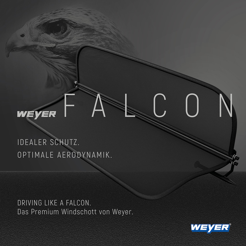Pasklaar Weyer Falcon Premium Windschot  Volvo C70 Type M 2006-2013