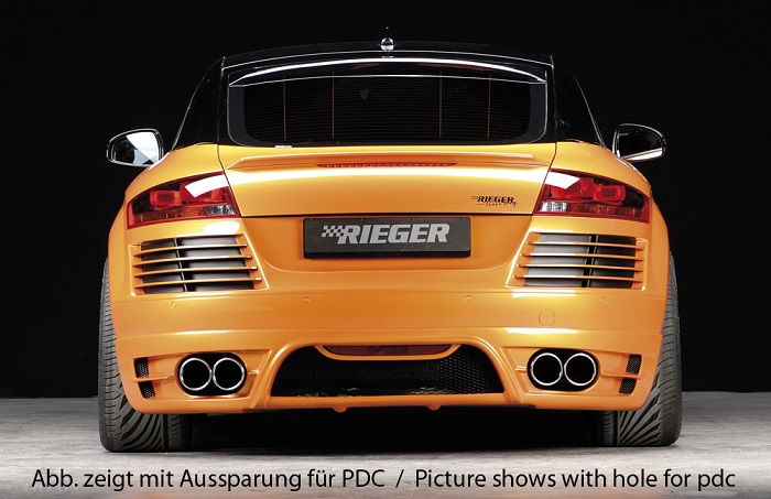 Achterbumper passend voor Audi TT 09.06- Rieger