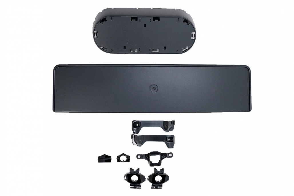Grill passend voor Audi A5 F5 2017-2019 RS5 Look zwart/chroom
