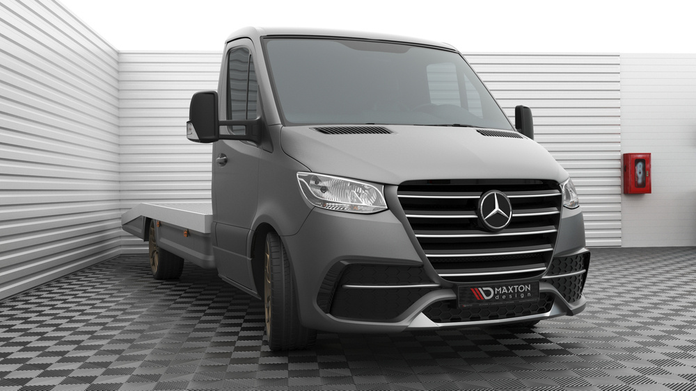 Voorbumper passend voor Mercedes-Benz Sprinter Mk3 2018- Maxton