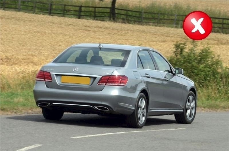 Diffuser passend voor Mercedes E Klasse S212 W212 FL 13-16 E63 Look