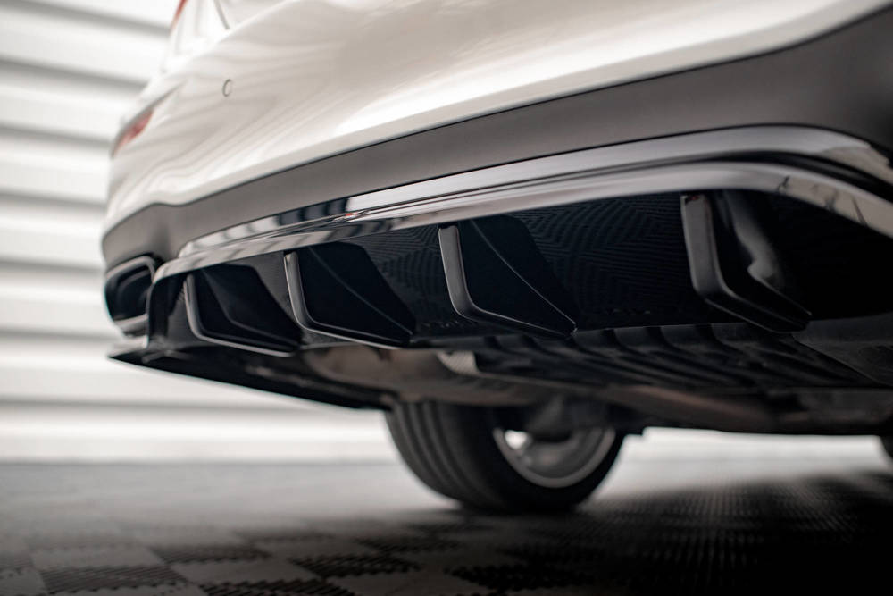 Diffuser passend voor Mercedes E Klasse W213 FL AMG Line Maxton Glans Zwart