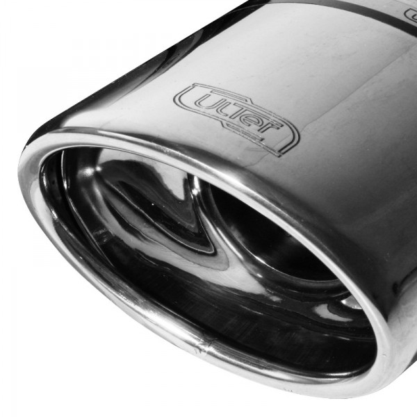 Einddemper VW Lupo 1998-2005 RVS eindstuk 120x80mm ovaal ulter