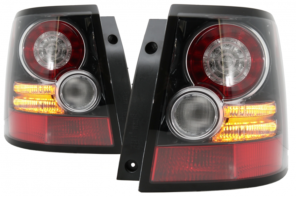 Achterlichten Range Rover Sport 05-13 LED Facelift Autobiography Design Zwart-Rood