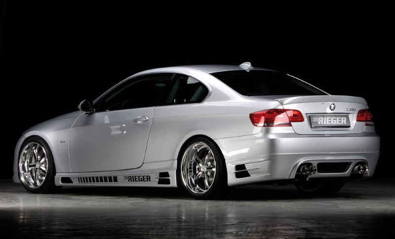 Achterbumper Diffuser passend voor BMW E92 alleen 335i Coupe Rieger