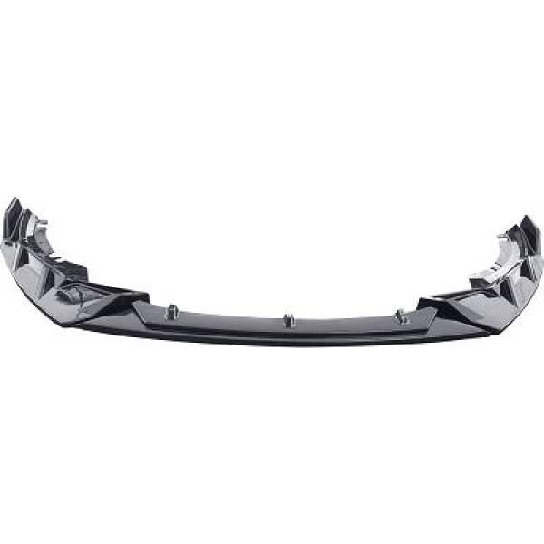 Voorspoiler passend voor Volkswagen Golf 8 GTI GTD GTE R-Line Glans Zwart