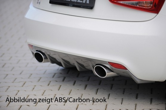 Rieger Achterbumper Diffuser passend voor Audi A1 8X 2010- Duplex