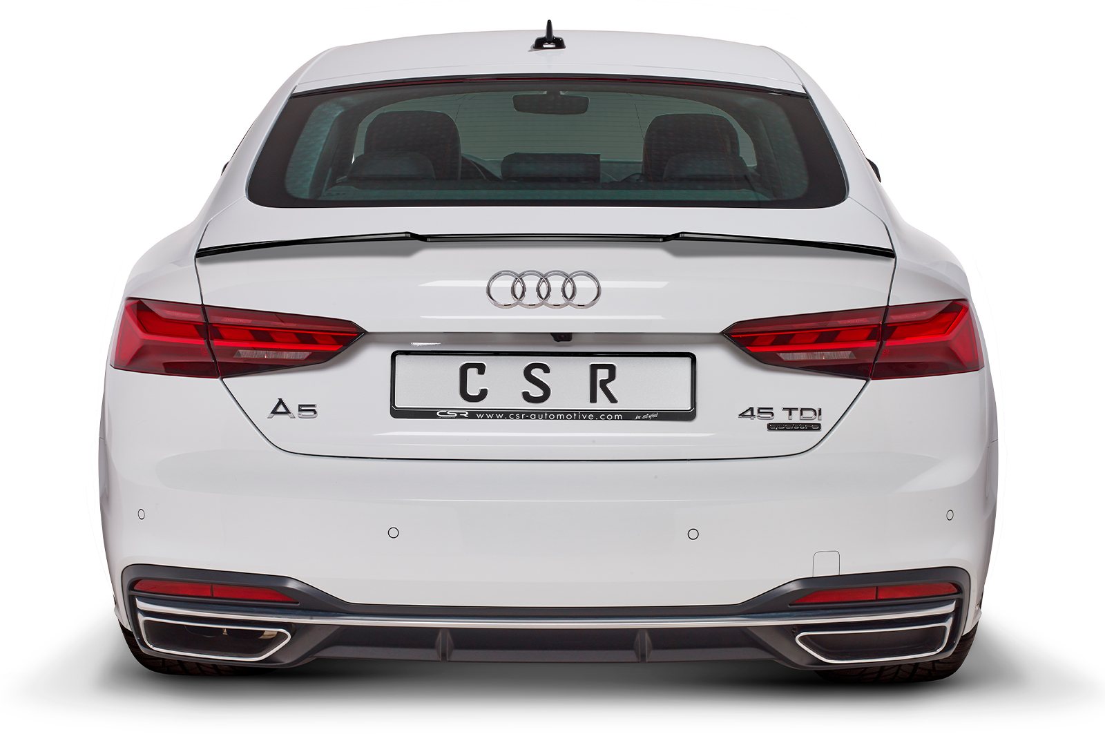 Spoiler passend voor Audi A5 (F5) Sportback CSR glans Zwart