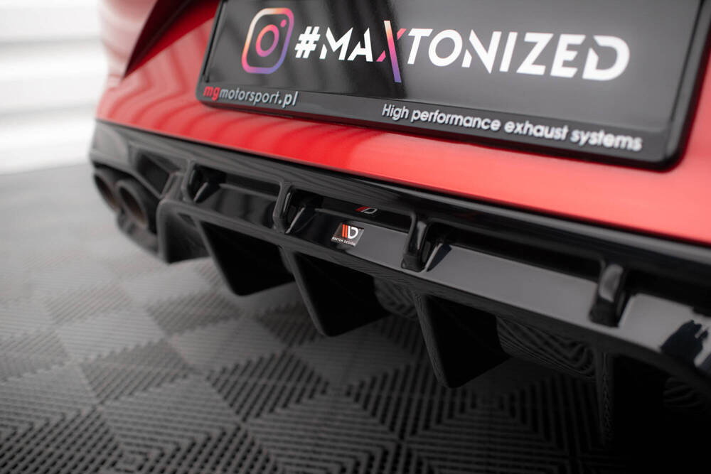 Diffuser passend voor Cupra Leon KL Maxton Glans Zwart