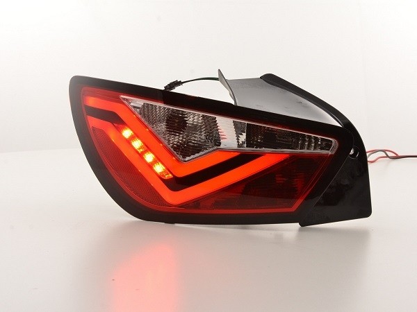 Achterlichten passend voor Seat Ibiza 6J Tube rood-helder 08-12 alleen 3-