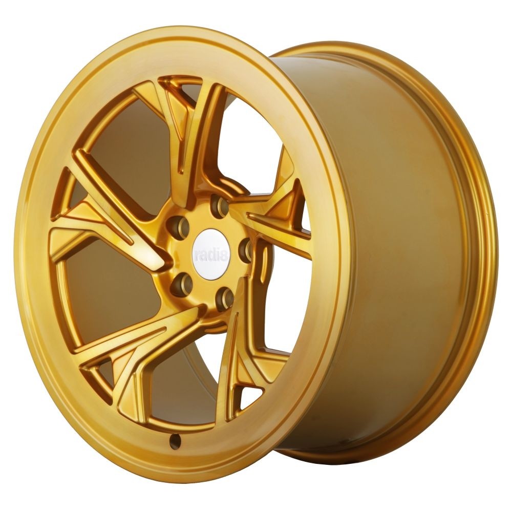 RADI8 C5 8.5x18 5x112 40 Brushed Gold 66,6 Velgen
