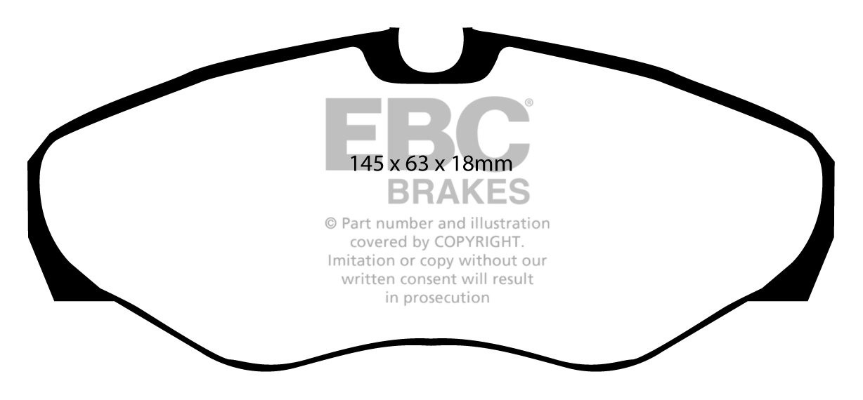 EBC Brakes NISSAN BEDRIJFSWAGEN Primastar 1.9 D 2002-.. Remblokk
