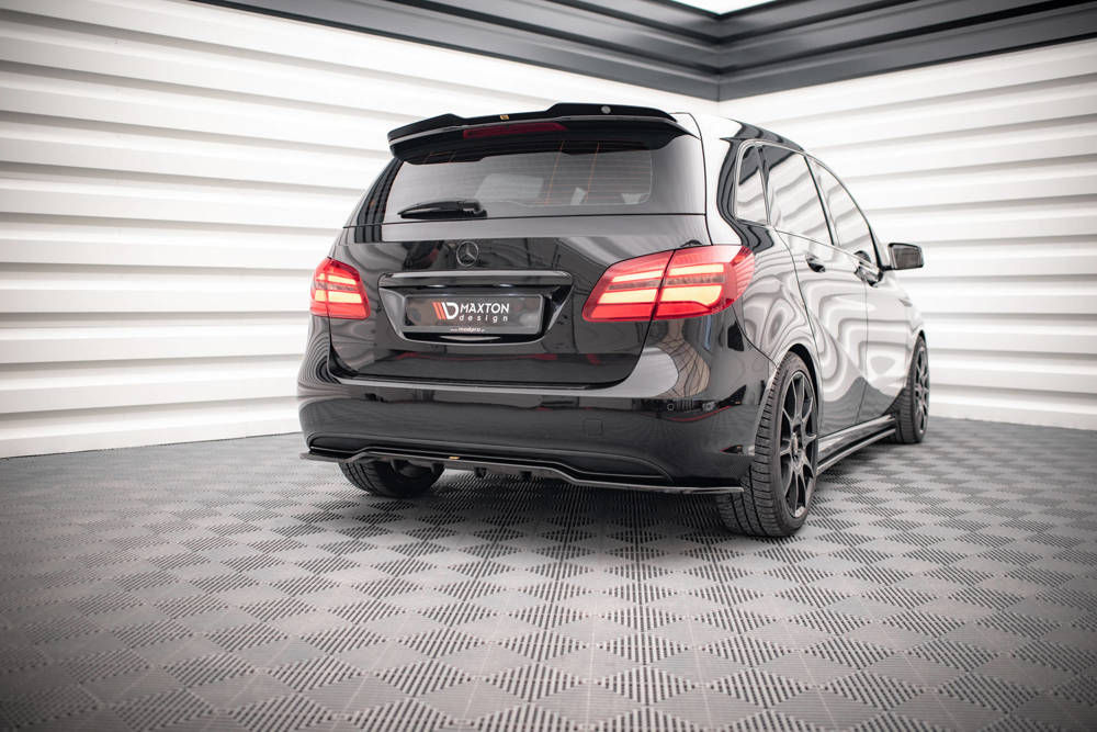 Diffuser passend voor Mercedes B Klasse W246 FL Maxton Glans Zwart