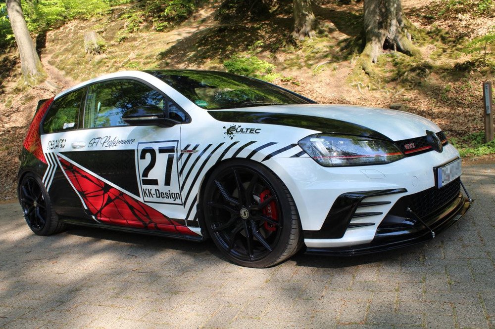 Voorspoiler passend voor VW Golf 7 GTI Clubsport Racing