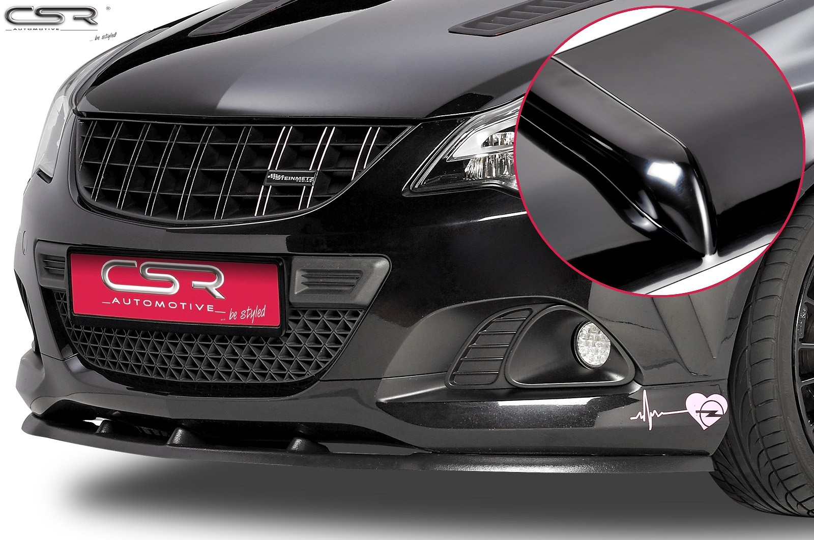Voorspoiler Opel Corsa D OPC CSL129-G