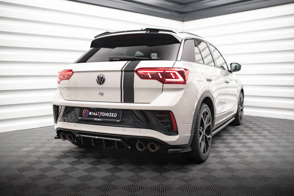 Diffuser passend voor Volkswagen T-Roc R FL Maxton Glans Zwart