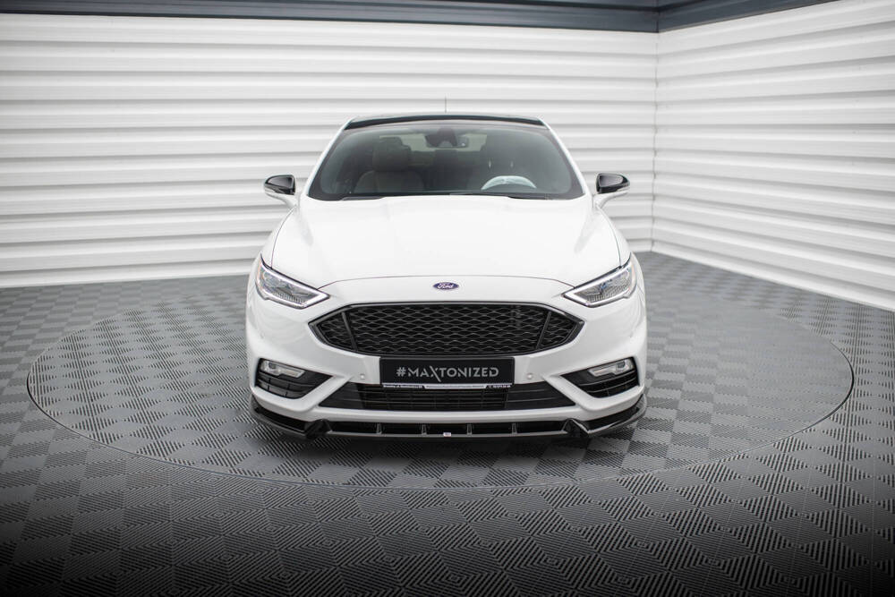 Voorspoiler Ford Mondeo Sport Facelift Maxton Glans Zwart