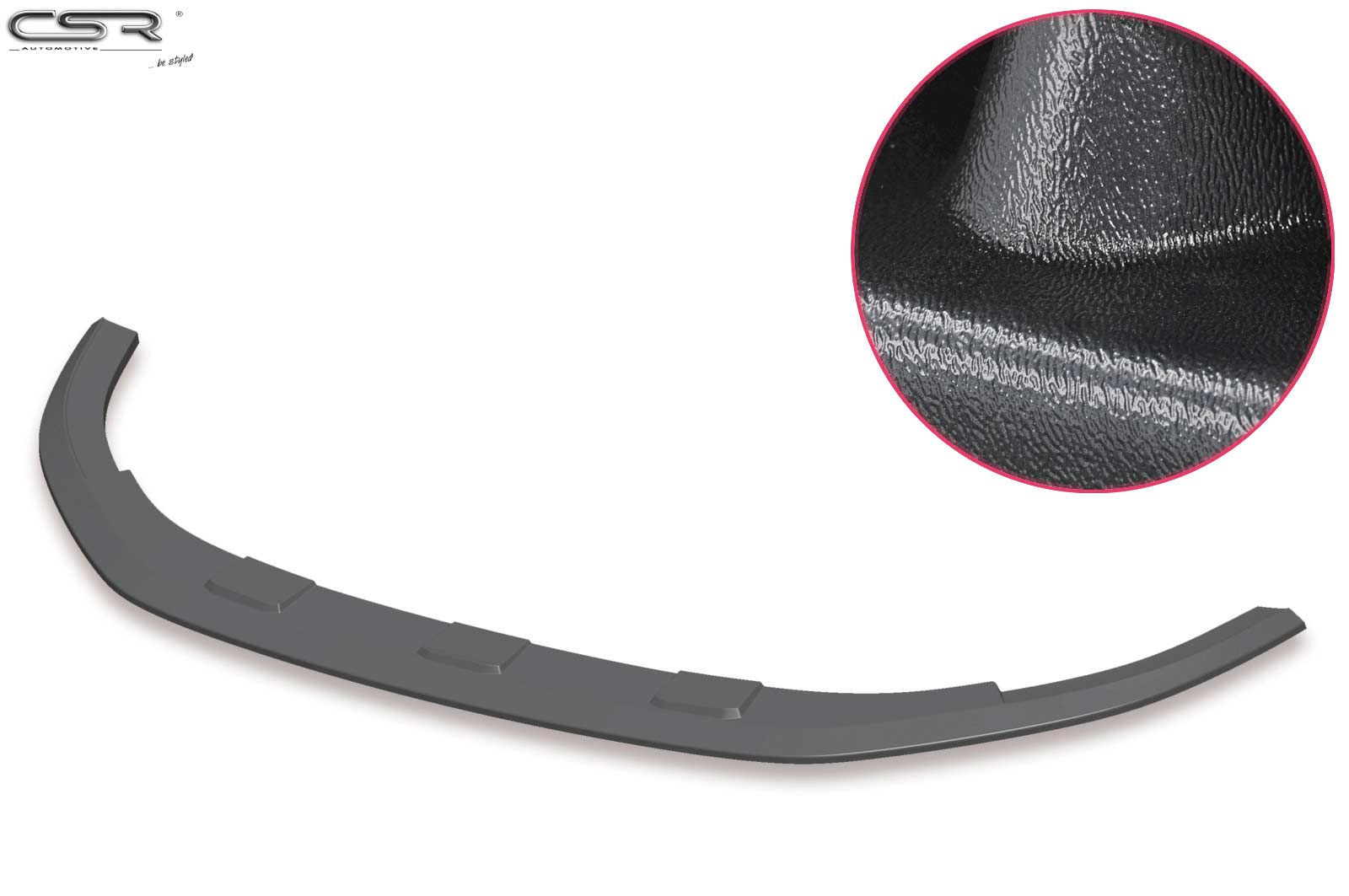 Voorspoiler passend voor VW Golf VI GTI / GTD Mat Zwart