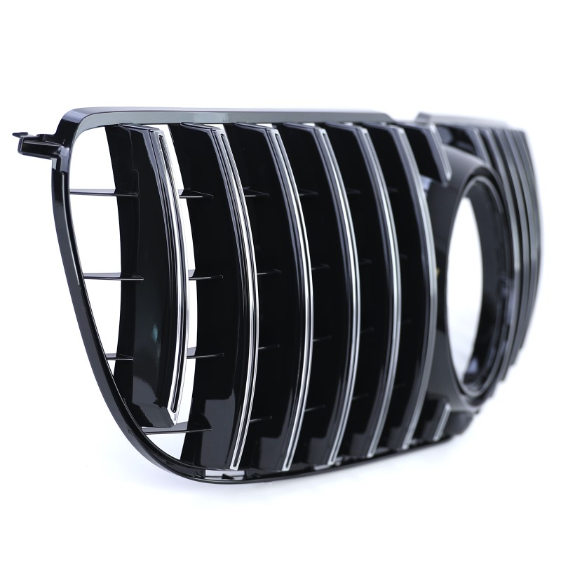 Grill passend voor Mercedes GLS X166 Facelift 15-19 Zwart/Chroom