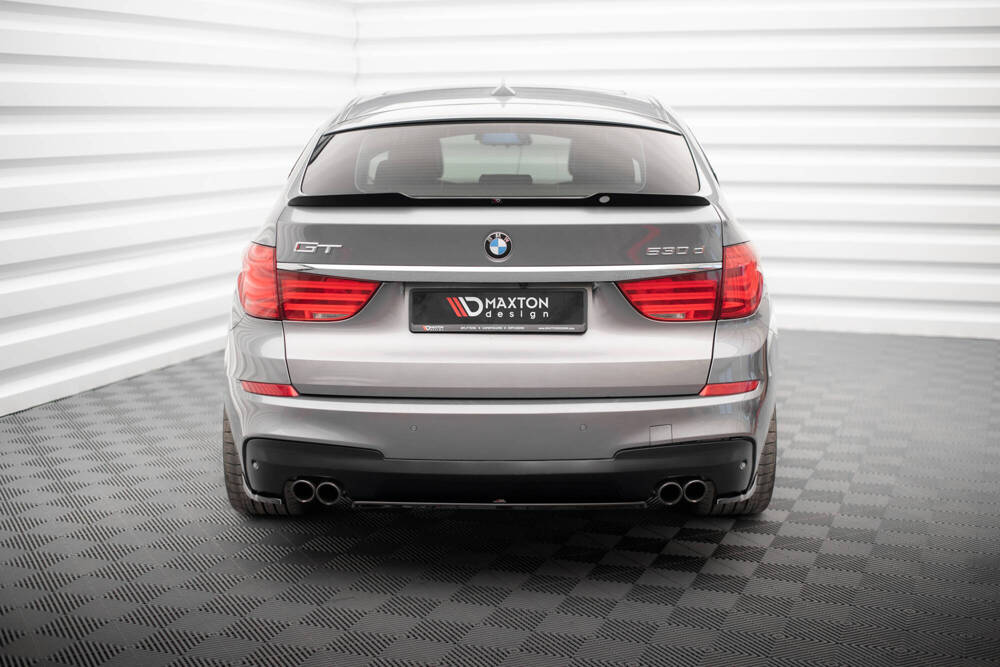 Diffuser passend voor BMW 5 GT M Pakket F07 Maxton Glans Zwart