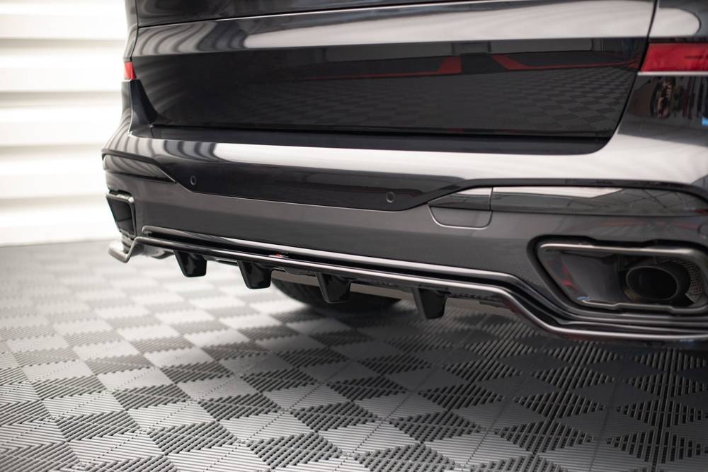 Diffuser passend voor BMW X7 G07 Maxton Glans Zwart