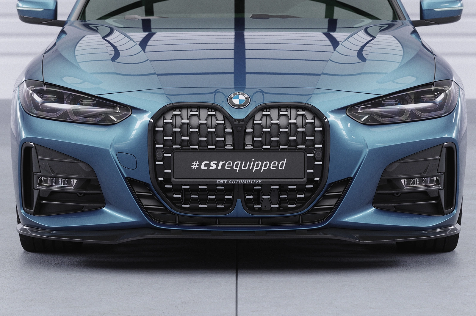 Voorspoiler passend voor BMW 4 Serie (G22/G23) M-Pakket en M440i – CSR Automotive